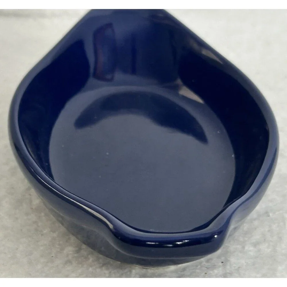 Chantal Stoneware Au Gratin 1 Cup Cobalt Blue Baking Casserole Dish